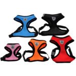 Reflective Pet Traction Supplies - Adjustable Work Mesh Chest Harness Set for Dogs