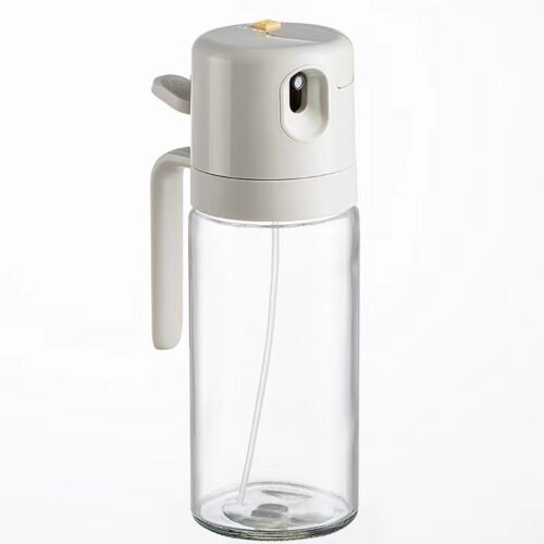 Dual-Purpose Oil Spray Bottle: Leak-Proof Glass Container for Oil, Sauce, and Vinegar in the Kitchen