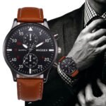 Men's Leather Band Wrist Watches – Sleek & Timeless Designs