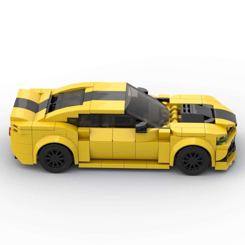 Speed Champion Cross-border Building Blocks Chevrolet Bumblebee Racing Sports Car Moc Compatible Lego Toy D010029 - Image 3