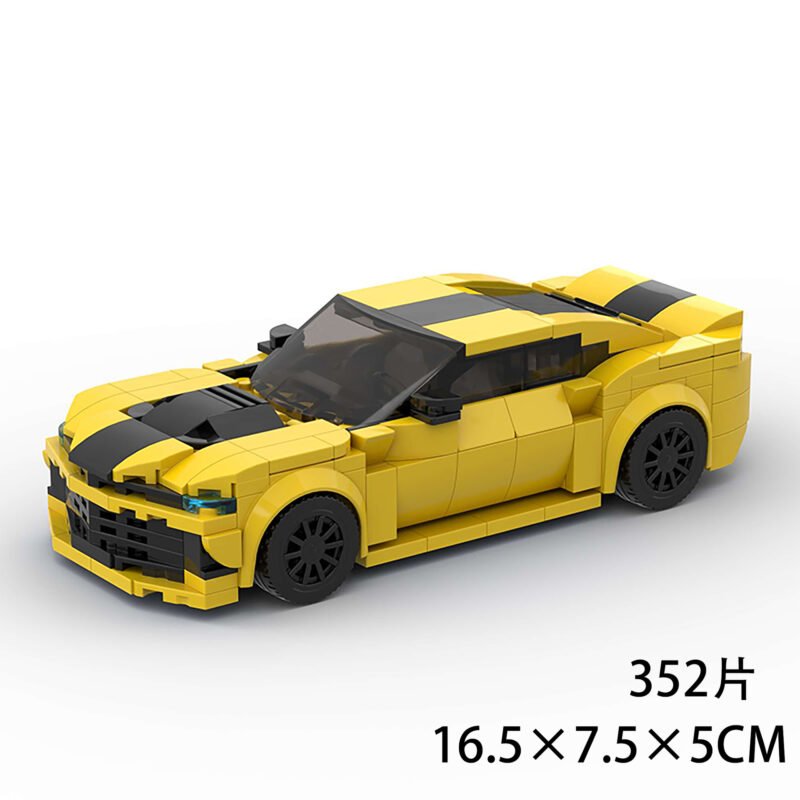 Speed Champion Cross-border Building Blocks Chevrolet Bumblebee Racing Sports Car Moc Compatible Lego Toy D010029 - Image 4