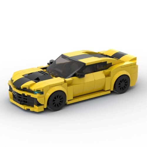 Speed Champion Cross-border Building Blocks Chevrolet Bumblebee Racing Sports Car Moc Compatible Lego Toy D010029