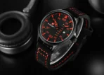 Men Sports Watches Men's Quartz Date Clock Man Leather Army Military Wrist Watch Relogio Masculino - Image 2