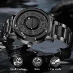 Luxury Watch Men Creative Scrolling Pointer Magnetic Force Sport Watches for Men - Image 2