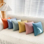 Living Room Home Pillows With Fabric Art Velvet Cushions - Image 3