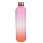 Plastic Water Bottle Frosted Gradient Sports Handle - Image 5